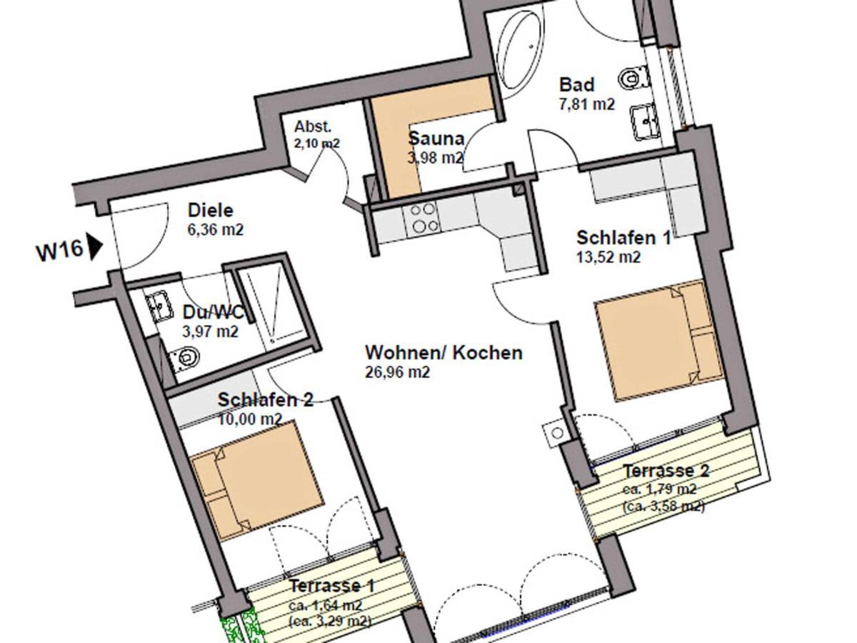 Ostseeresidenz Sassnitz - Wg 16 Mit Kamin, Sauna, Meerblick Εξωτερικό φωτογραφία